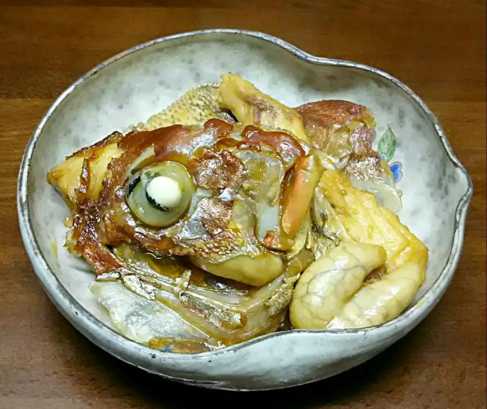 鯛のあら炊き|あらいぐまのしっぽさん