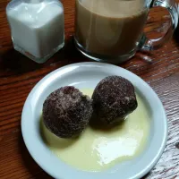 Snapdishの料理写真:Tasty n' Sons Chocolate Potato Doughnuts|Christina Sasserさん