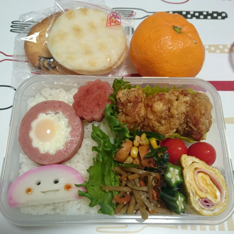 Snapdishの料理写真:1月23日(土)　高校生女子部活弁当|クッキングおやぢさん