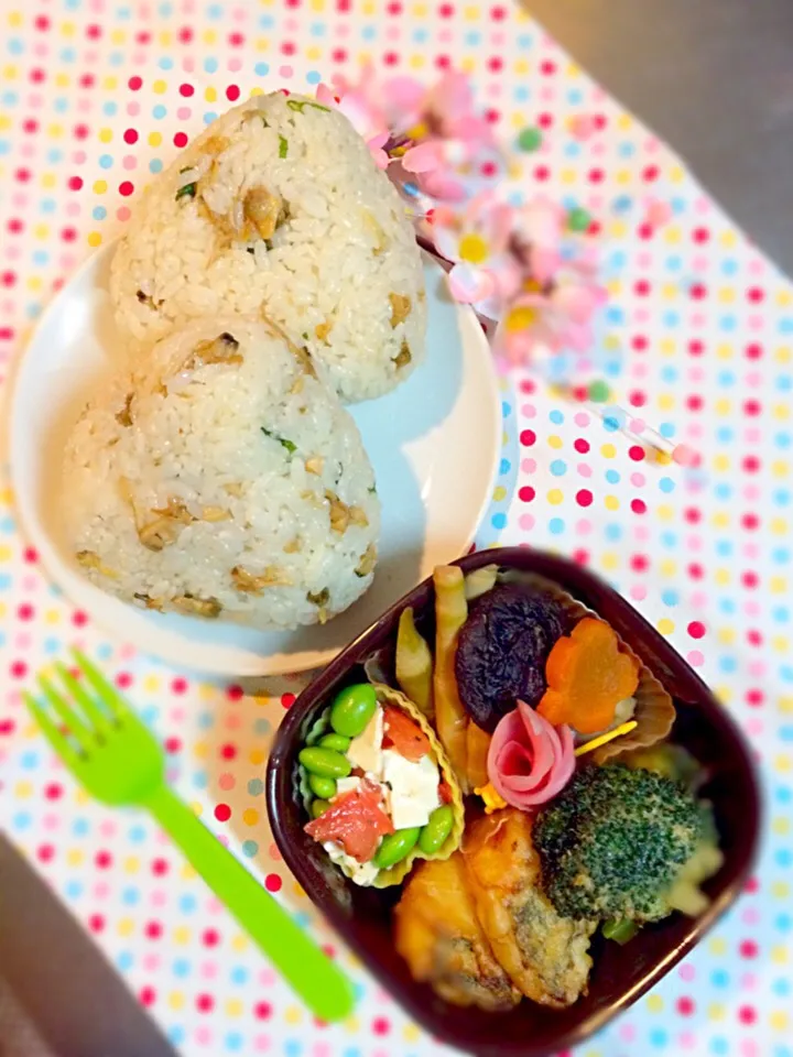 Snapdishの料理写真:旦那の肝臓をいたわるお弁当1/23|hiroko.さん