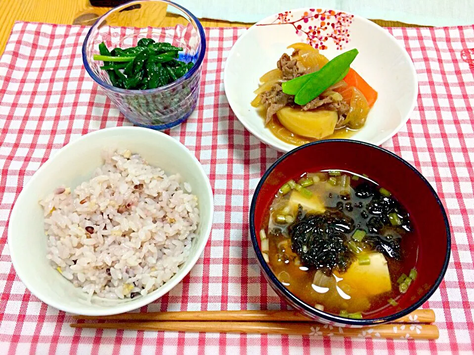 肉じゃが定食🍽|nao＊さん