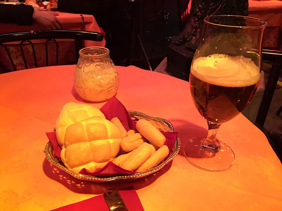 Italian beer and bread|Yoku kuu kyaku daさん