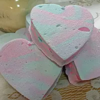 Cotton candy heart-shaped marshmallows!|Jen Robillardさん