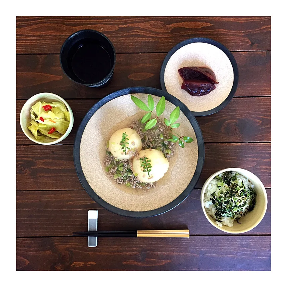 🌿カブの挽肉あんかけ🌿|welcomeizumiさん