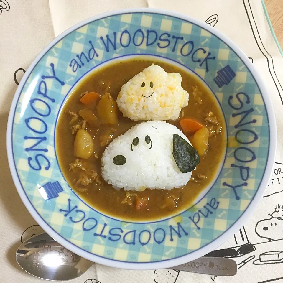 スヌーピー＆ウッドストック デコカレー|namimoさん