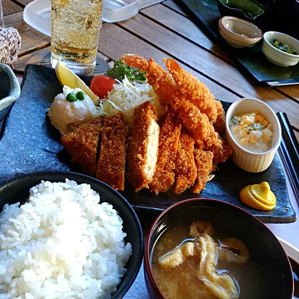 カツ海老フライlunch🍴
#セゴビアゴルフクラブインチヨダ|Kashimanakitchenさん