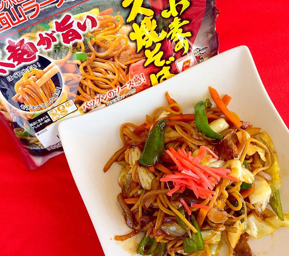 道産小麦のソース焼きそば作っちゃいました^_^✌️太麺が旨いGOOD👍💓|はみちゃんさん