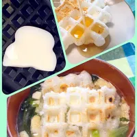 Snapdishの料理写真:⭐️お餅の新食感〜 サクサク モチッフル❣️はいかがですか？|heona24さん