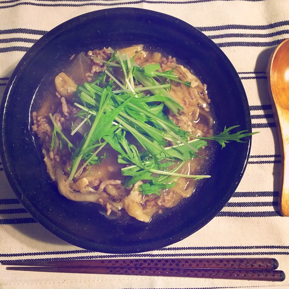 ほっこりあんかけうどん|わきさん