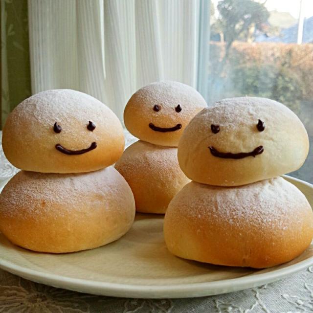 雪だるまパン/高野裕子 | Snapdish[スナップディッシュ] (ID:LWe4Ka)