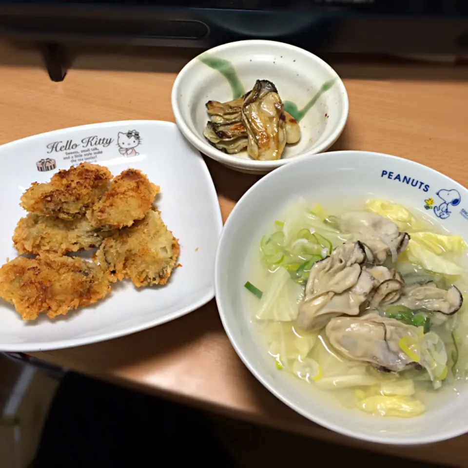 牡蠣料理3種類|ゆず屋さん