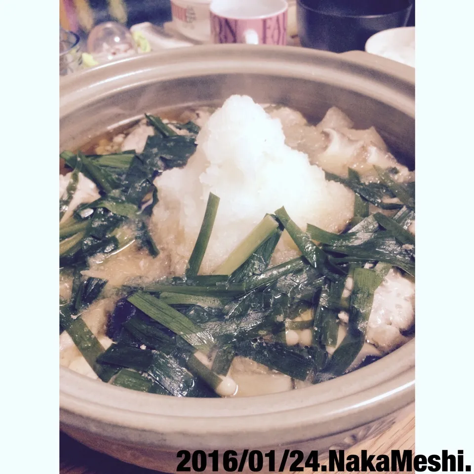 Snapdishの料理写真:みぞれ鍋|chokesukeさん