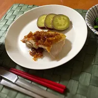 鶏もも肉ニンニクソースがらめ|Kei  Nakazawaさん