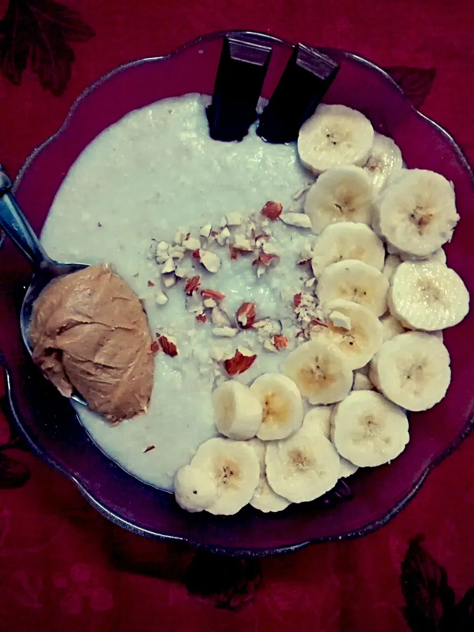 #oatmeal #peanutbutter #kitkat #crunch|FitFemFabさん