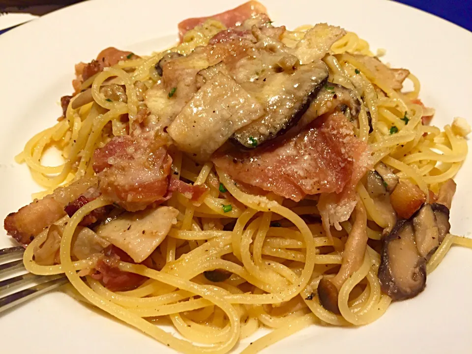 Ham Cream Sauce Spaghetti|Jaimie Alvarezさん