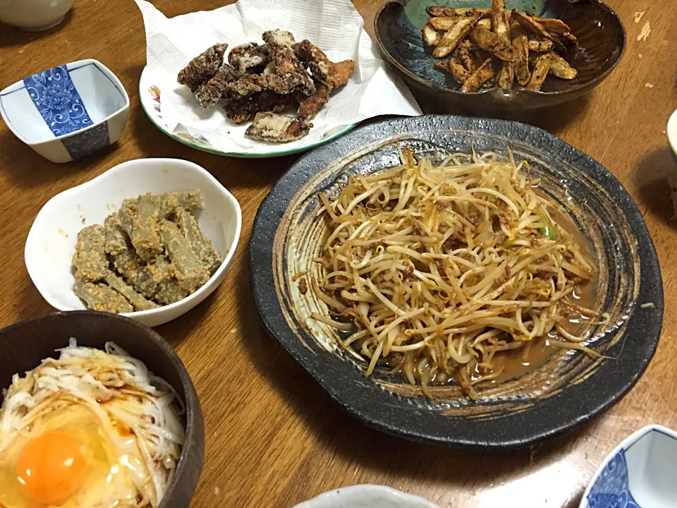 居酒屋っぽい夕ご飯|さんだーさん