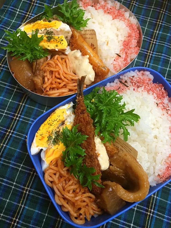 Snapdishの料理写真:息子 & 娘のお弁当〜♬|kiyomiさん