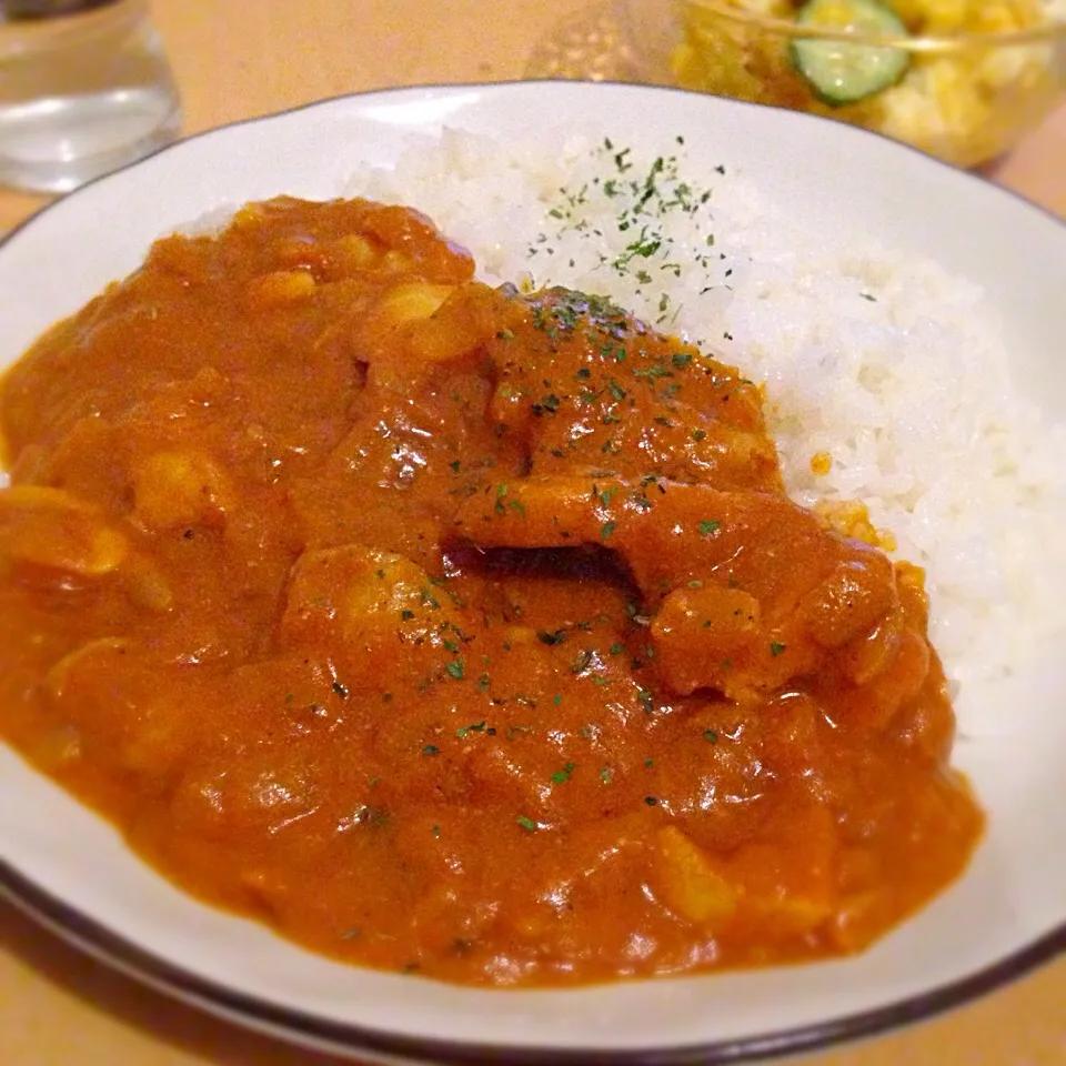 バタチキントマトカレー|じゅんさん