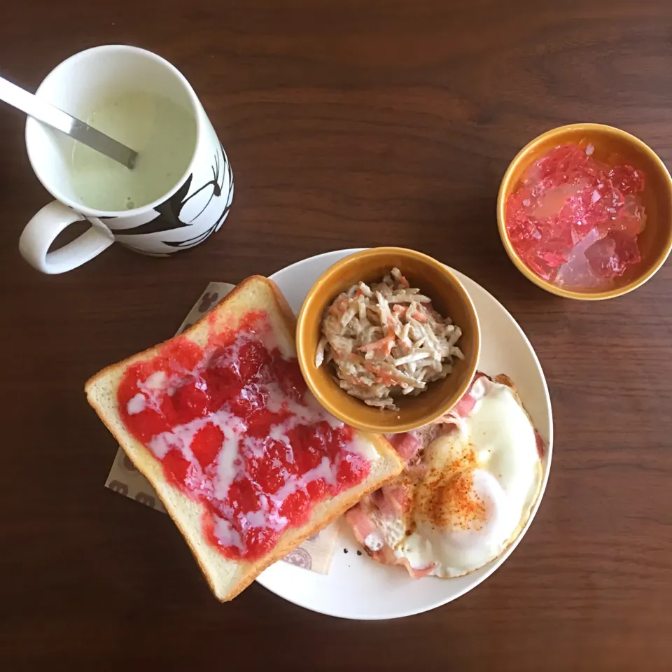 Snapdishの料理写真:ワンプレート朝食🍳|muu.さん