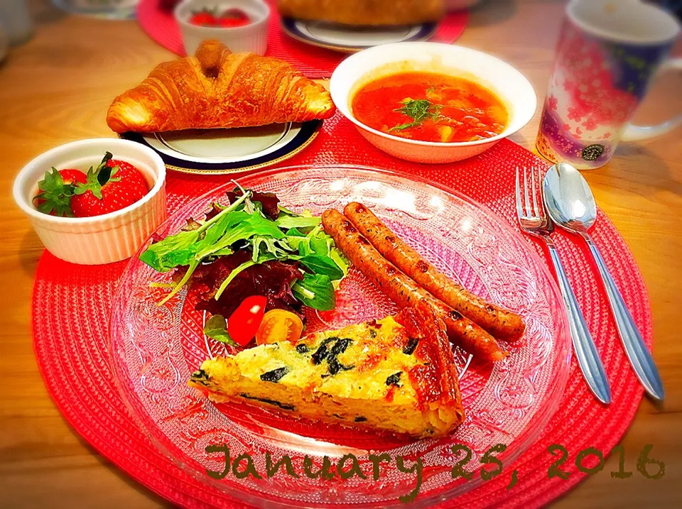 Today's breakfast ！|Yoshie Minagawa Hommaさん