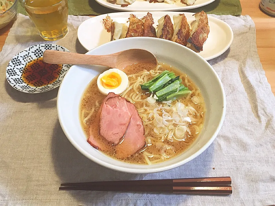 ＊ラーメン
＊餃子|CHAAAKIさん