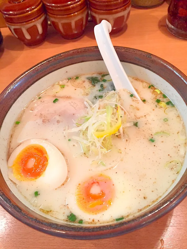 Snapdishの料理写真:俺流塩ラーメン|Yukaさん