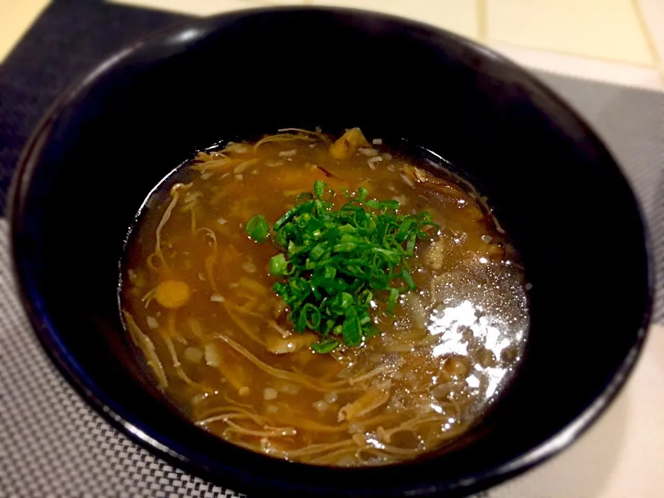 干しきのこの中華スープ|榎木津 礼二郎さん