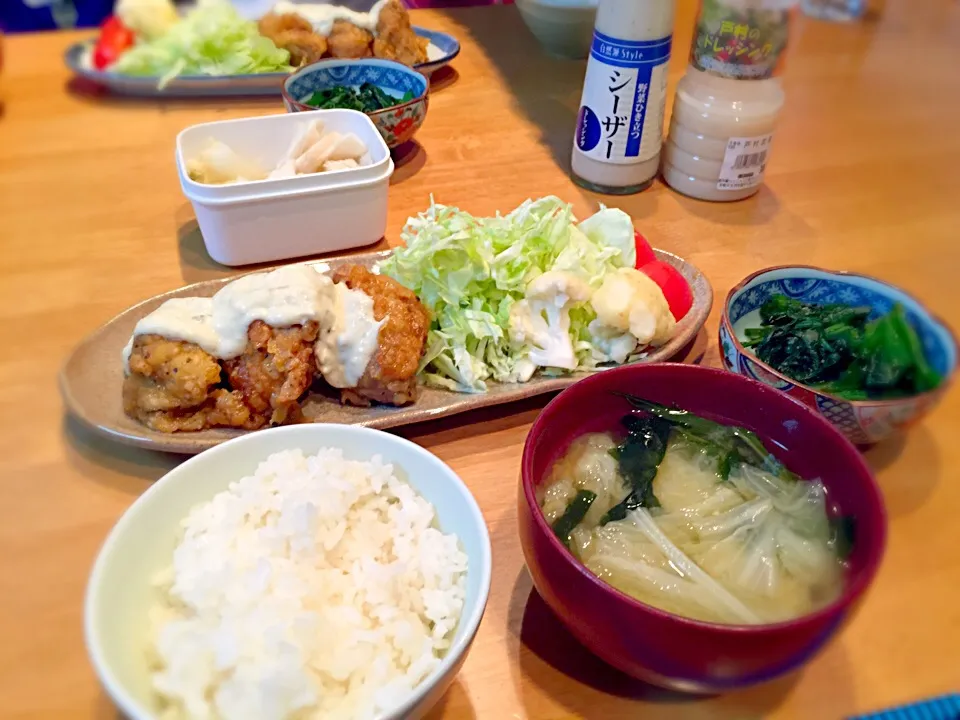 おぐら味☆チキン南蛮定食|めぐみさん