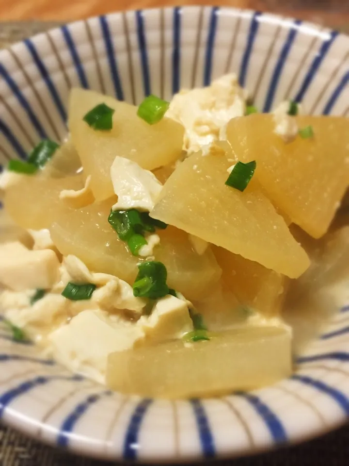 大根とお豆腐の炒め煮|Sakikoさん