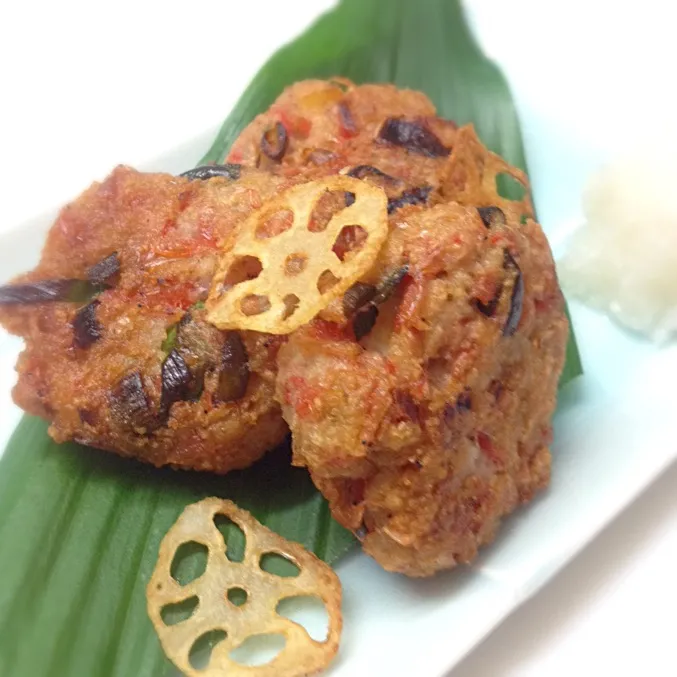 レンコン団子|さや-えんどうさん