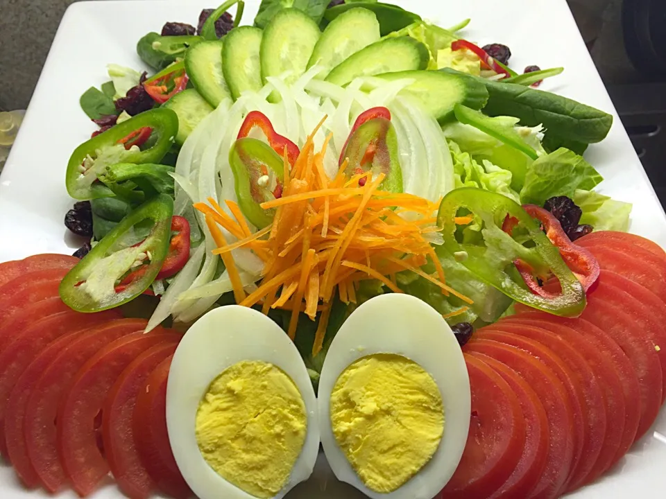 Fresh hand-cut salad|Chef Ampさん