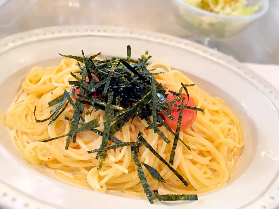 明太子パスタ🌸🌸明太子たっぷり120g〜たらこカフェにて|しずかさん