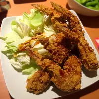 Snapdishの料理写真:Crispy chicken wings|Rumi Yoshitakeさん