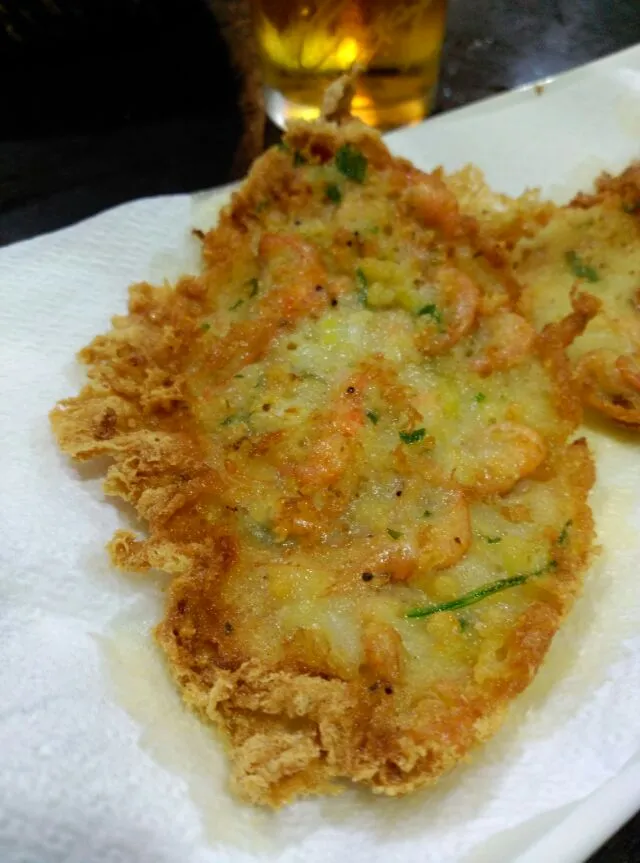 tortilla de camaron #Marisco #Seafood #bares #cadiz #shrimp #omelette|maimay71さん