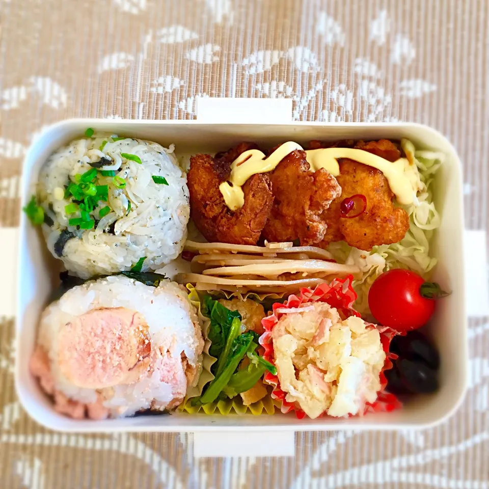 今日の旦那さまお弁当(◍•ᴗ•◍)|あさこさん