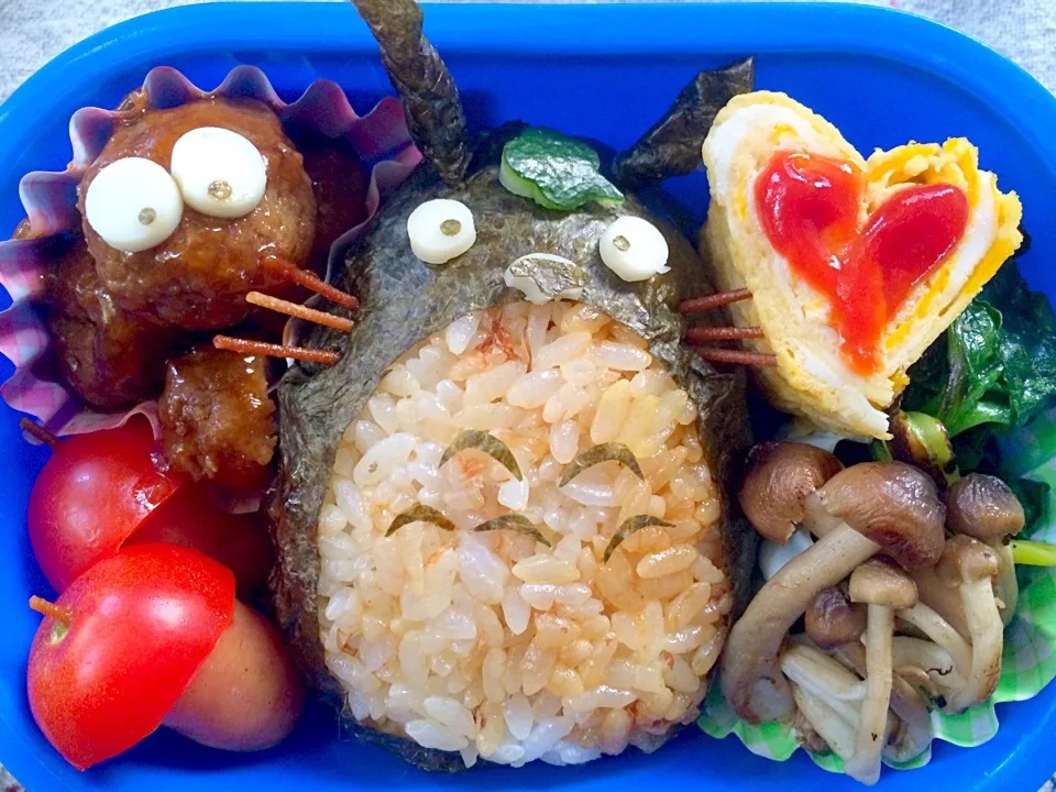 Lunch box☆My Neighbor Totoro&&soot sprite☆ﾄﾄﾛ&まっくろくろすけ|🌈Ami🍻さん