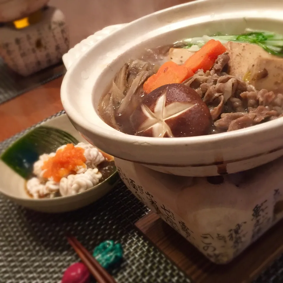 肉豆腐と白子ポン酢🍶|もとぱんさん