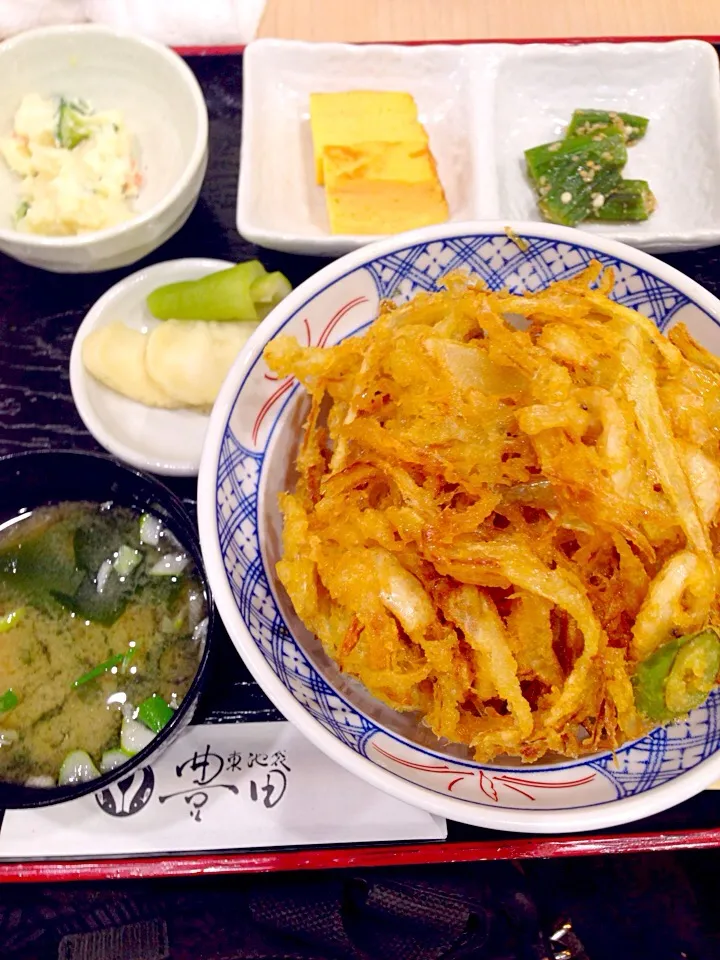 0123豊田  シラスかき揚げ丼ランチ1000|もてぃーさん