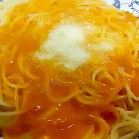 蟹のクレームトマト🍅パスタ|かずえさん