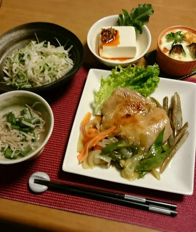 Snapdishの料理写真:すずらんさんの鶏もも肉のハニーナンプラー♪|ゆず( ˘ ³˘)♥さん