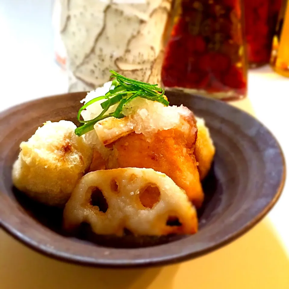 鮭と根野菜みぞれあんかけ|かおり🐰さん