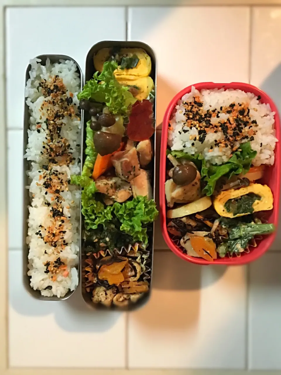 Snapdishの料理写真:鶏と野菜のグリル弁当|エミリーさん