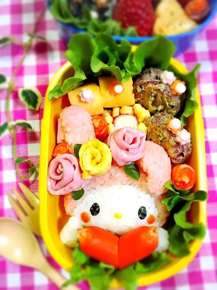 マイメロちゃん💕バレンタイン弁当♪|ある♡さん