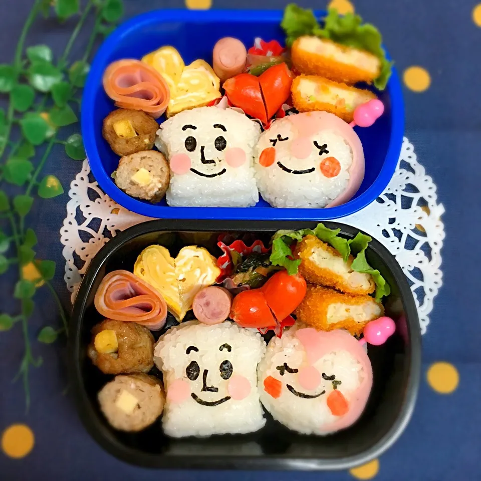 食パンマンラブなドキンちゃん弁当|ひぃちゃんさん