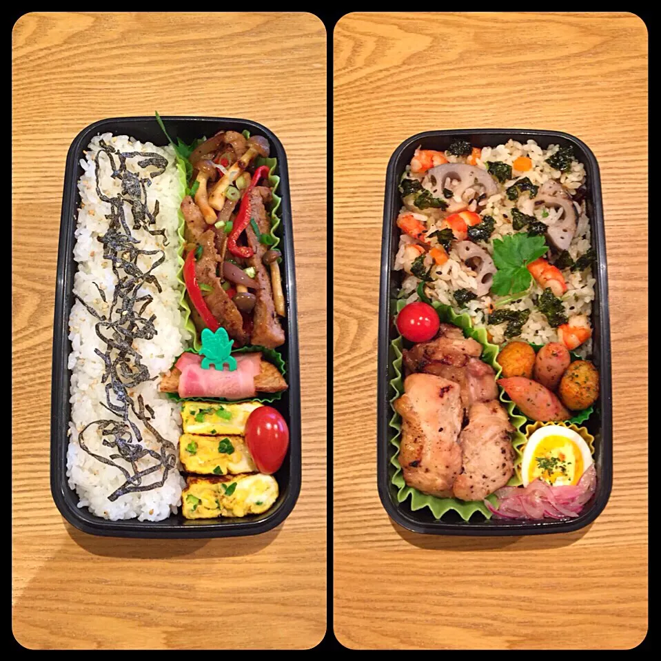 昨日と今日のお弁当♪|hiromiさん