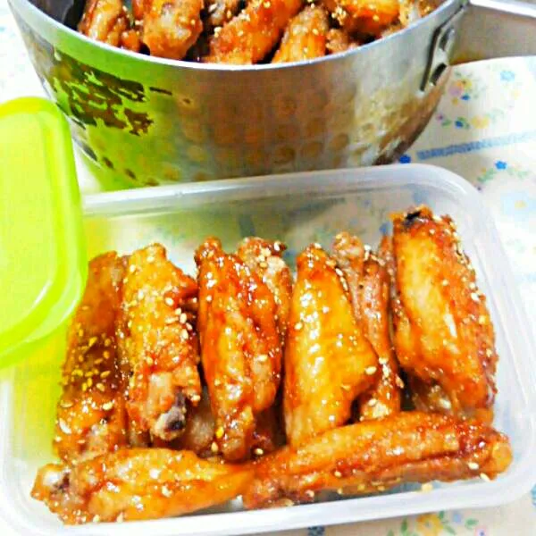 また作ったよ☆努努鶏風☆手羽中唐揚げ|うたかた。さん