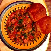 Lentil Stew with Ham and Greens Recipe | MyRecipes.com Mobile|Allan Diona Simsさん