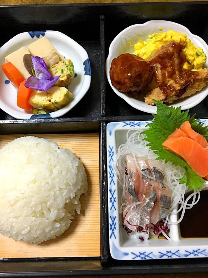 Snapdishの料理写真:家庭幕の内弁当|Kuraraさん