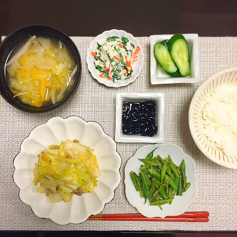 豚肉とキャベツの味噌炒め|はらしおりさん