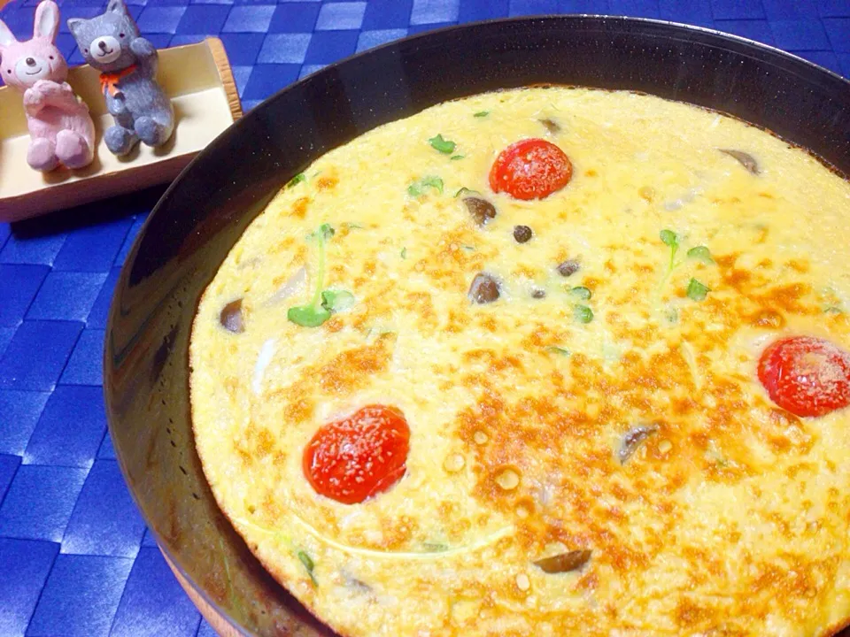 りるのんさんの料理 グリルパンで野菜のとろろグラタン🌸(o'ー'o)|きゃずさん